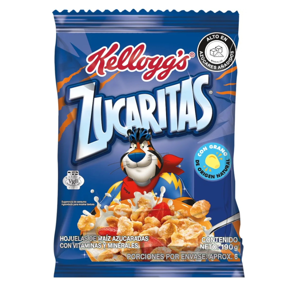 Cereal Zucaritas Kellogg's Bolsa 190Gr