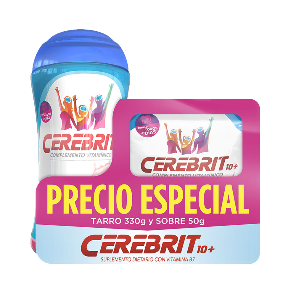 Cerebrit 10+ Tarro 330Gr +Sobre 50Gr