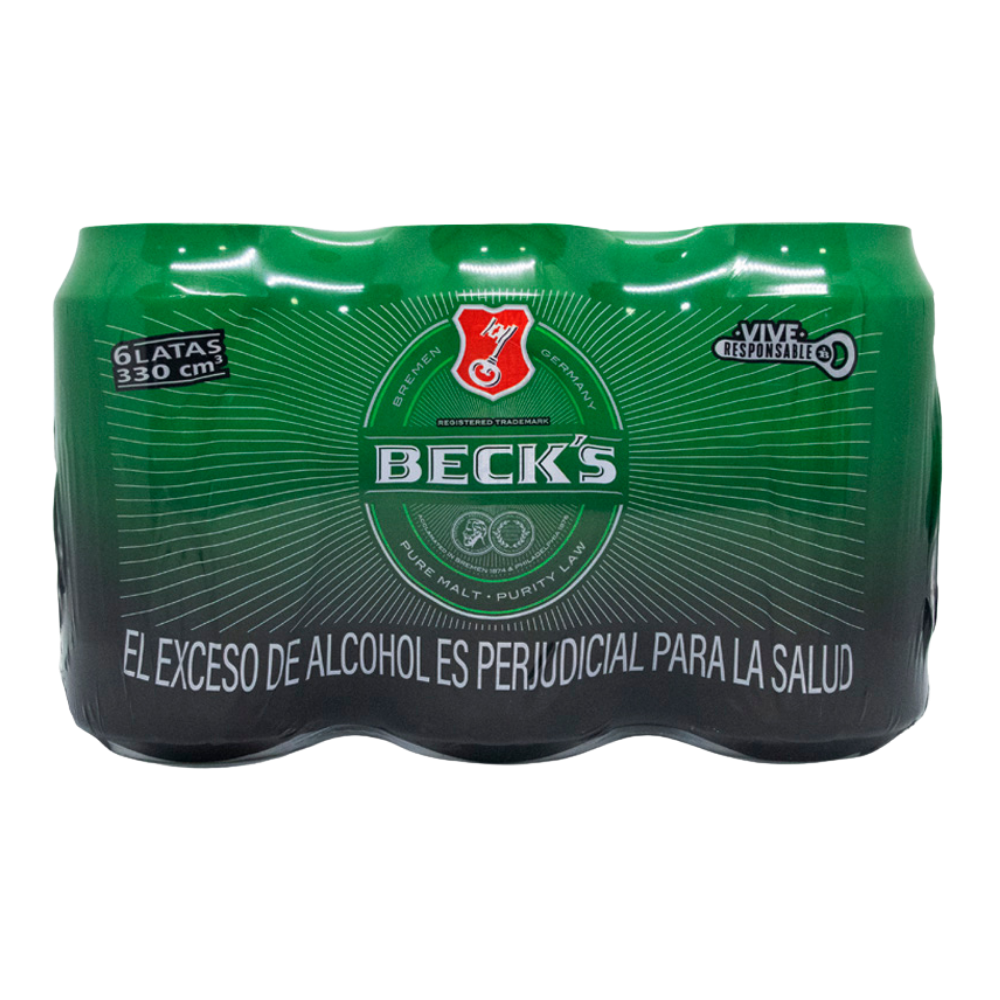 Cerveza Beck’s Lata 330Cc 6 Unidades