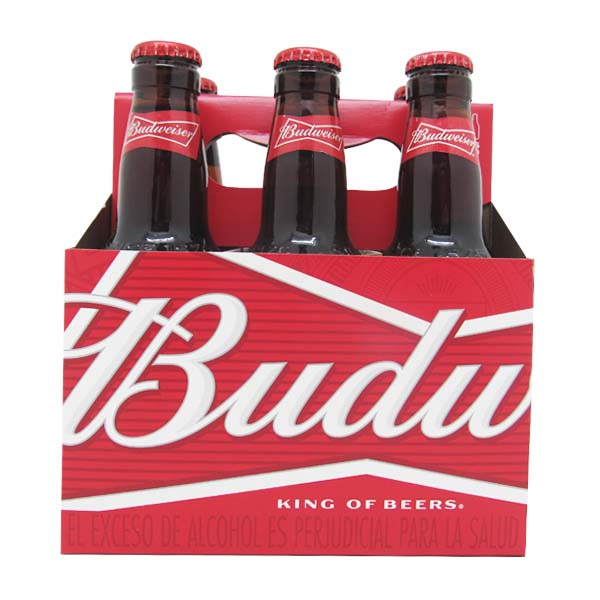 Cerveza Budweiser Botella 250Ml 6 Unidades