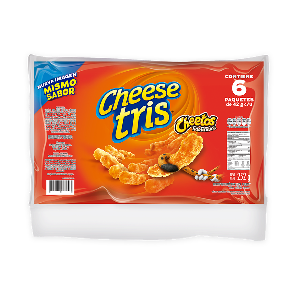 Cheese Tris 6 Unidades 252Gr