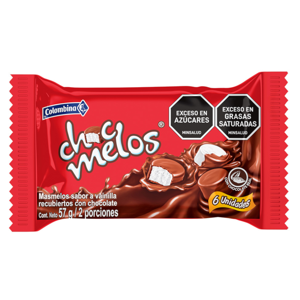 Chocmelos Colombina 6 Unidades
