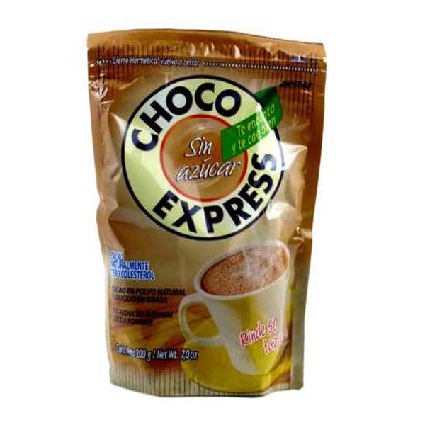 Chocoexpress Sin Azúcar 200Gr
