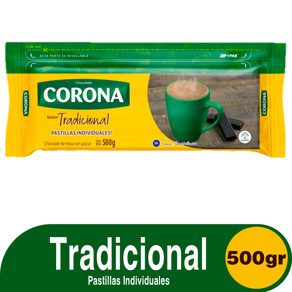 Chocolate Corona Zippack 500Gr