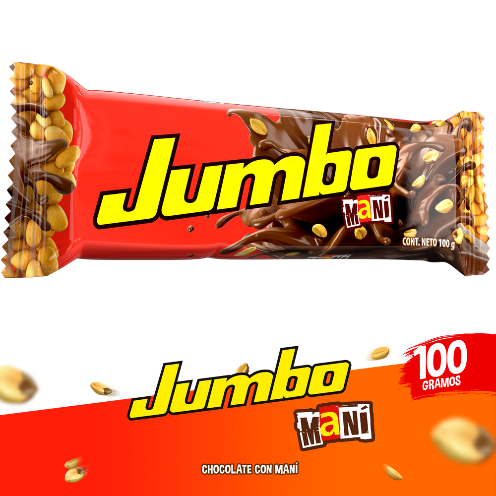 Chocolatina Jumbo Mani 100Gr