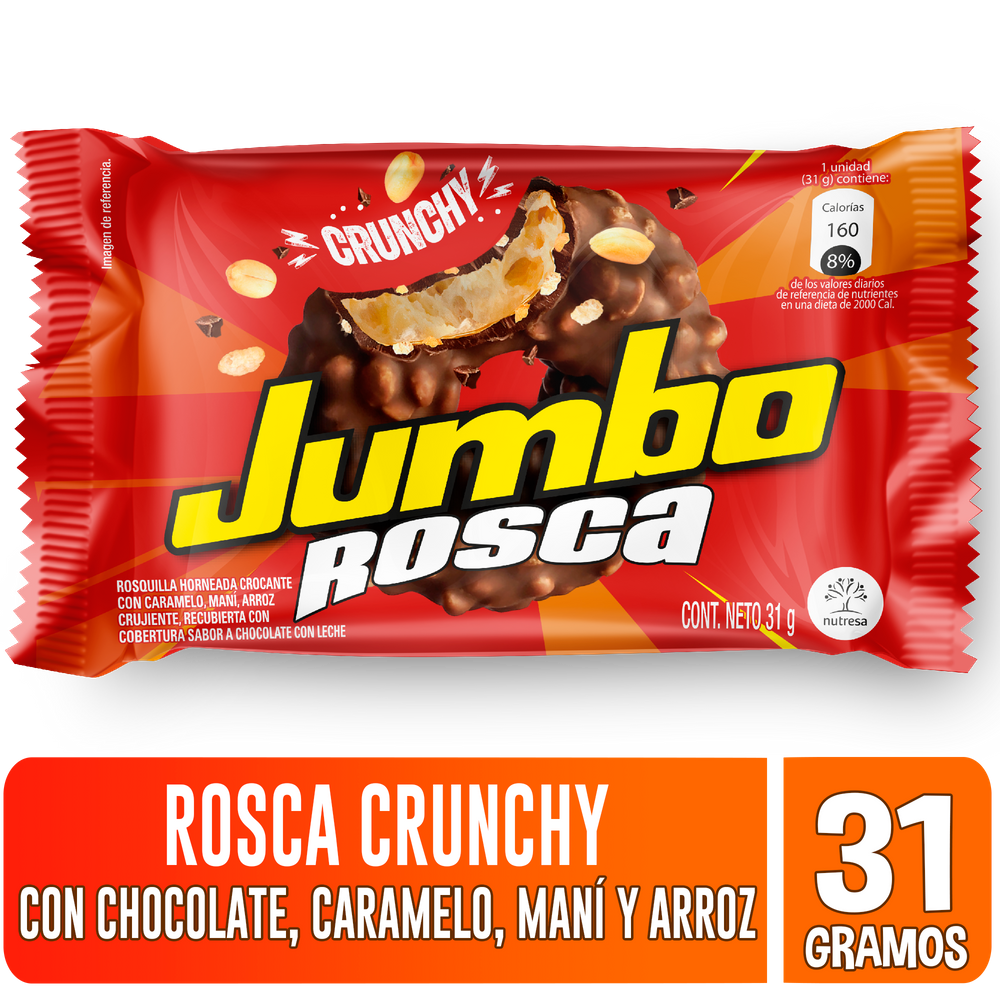 Chocolatina Jumbo Rosca 31Gr