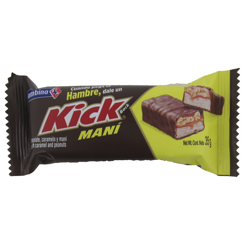 Chocolatina Kick Mani Colombina 35Gr