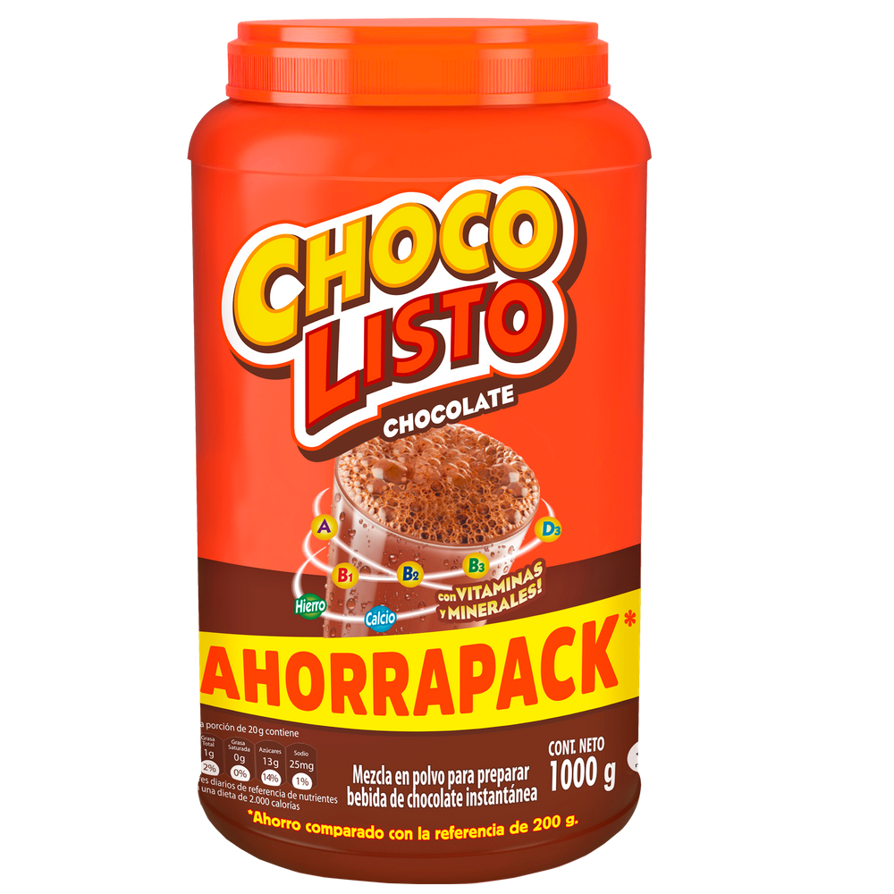 Chocolisto Tarro 1000Gr