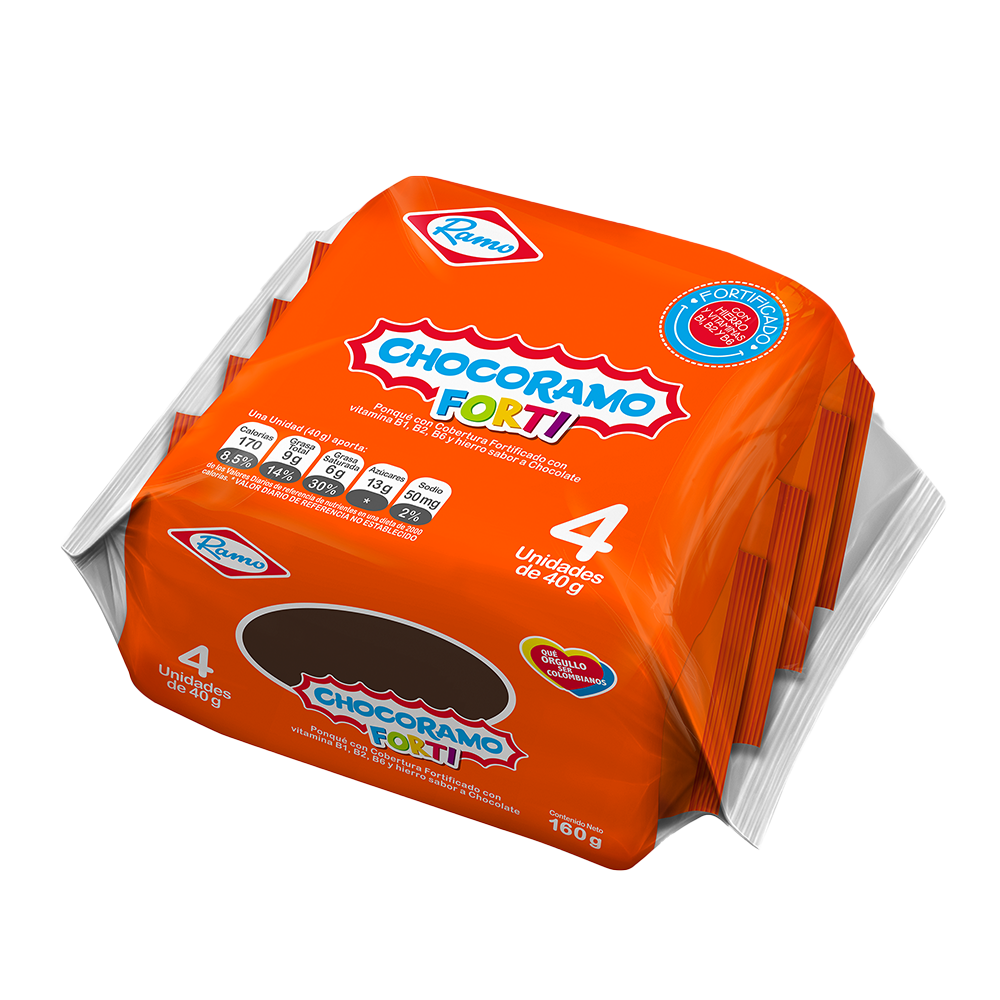 Chocoramo 4 Unidades 160Gr