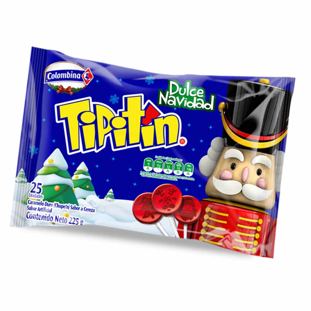 Chupeta Tipitin Navidad Bolsa 225Gr