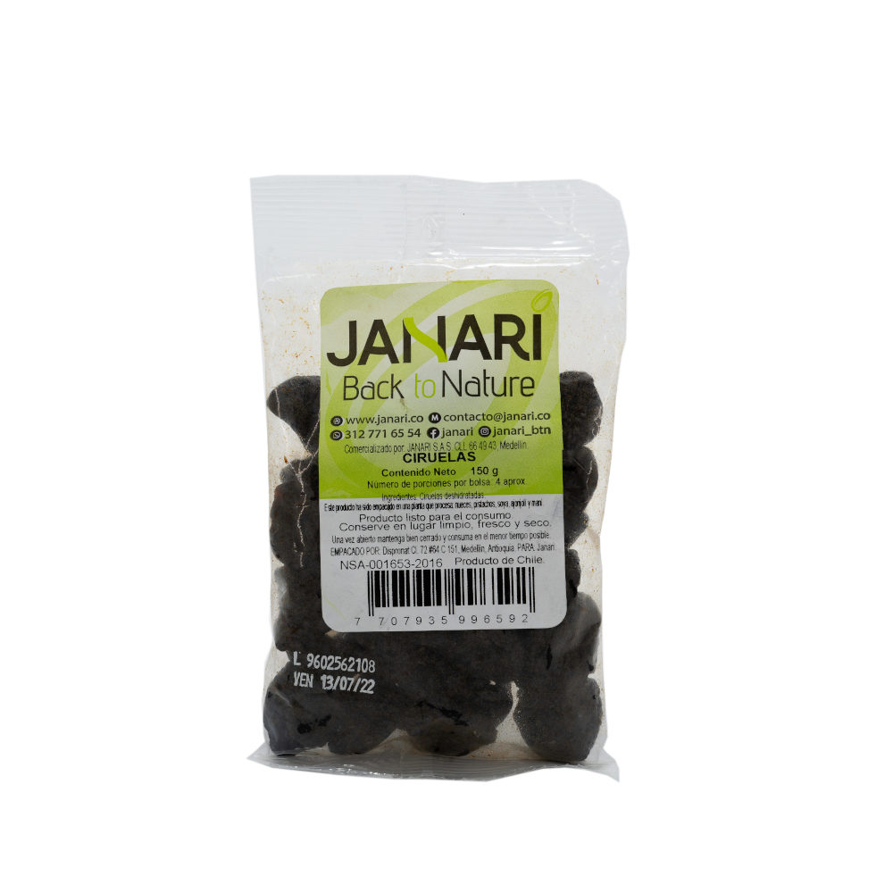 Ciruelas Janari Bolsa 150Gr