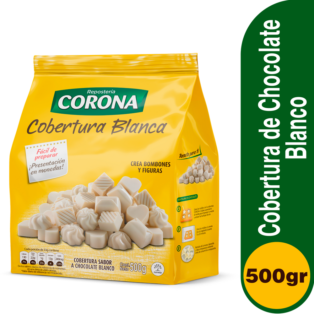 Cobertura Blanca Corona 500Gr