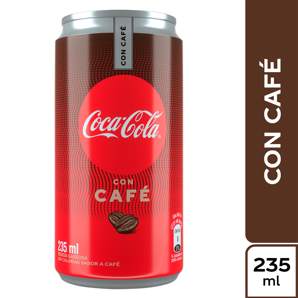 Coca Cola Café Sin Azúcar Lata 235Ml