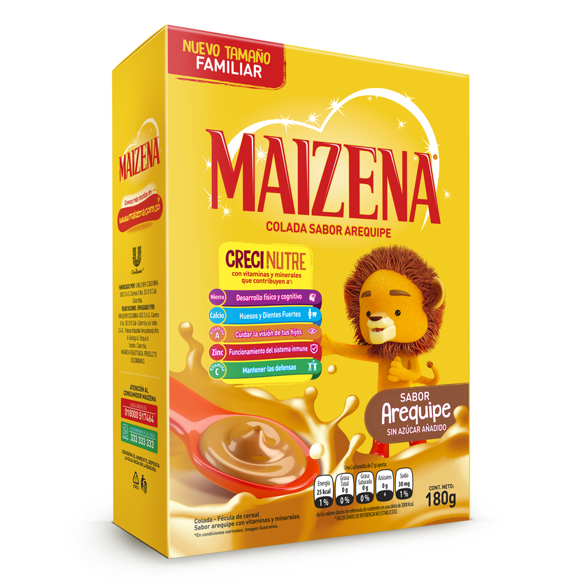 Colada Maizena Arequipe 180Gr