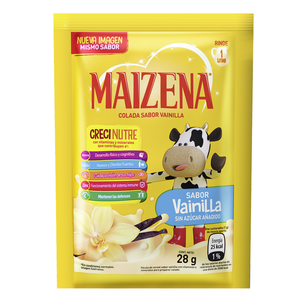 Colada Maizena Vainilla Sobre 28Gr