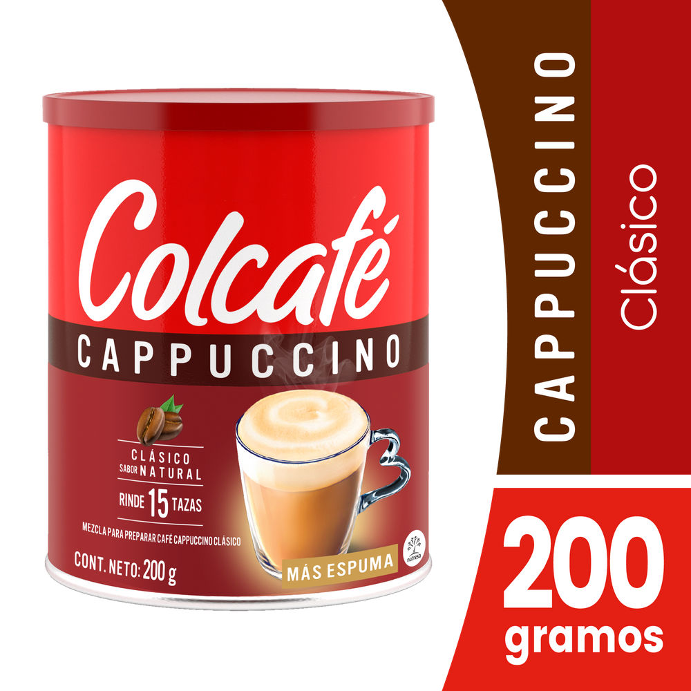 Colcafé Cappuccino Clásico 200Gr