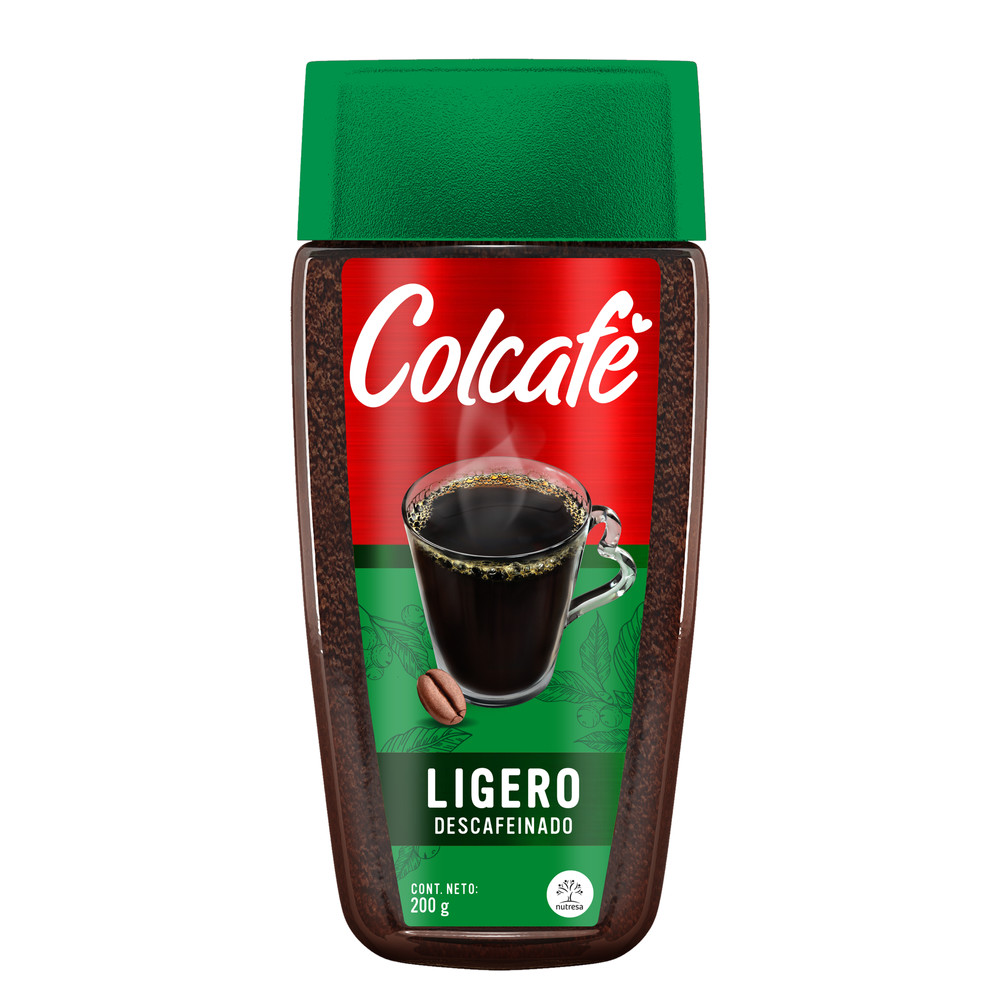 Colcafé Ligero Descafeinado Frasco 200Gr
