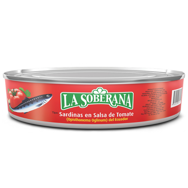 Conservas De Pescado La Soberana Lata Ovalada 425Gr