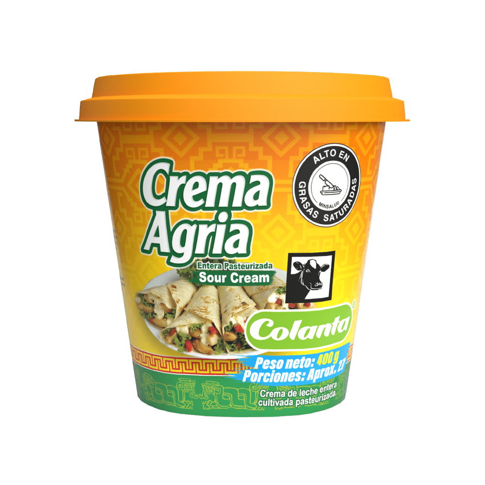 Crema Agria Colanta 400Gr