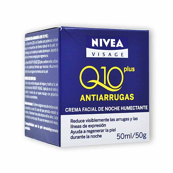 Crema Antiarrugas Nivea Q10 Plus Noche 50Ml