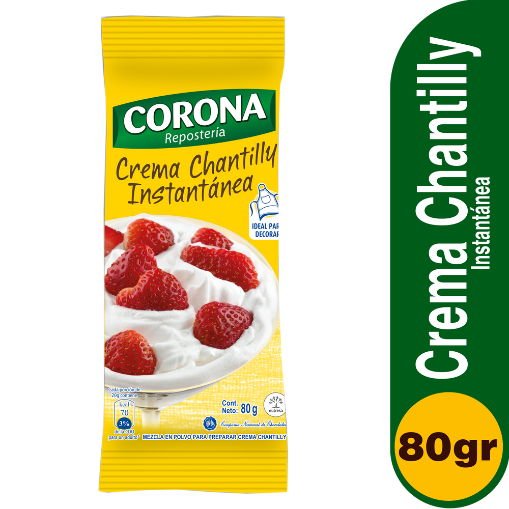 Crema Chantilly Corona 80Gr