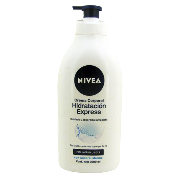 Crema Corporal Nivea Hidratacion Express 1000Ml