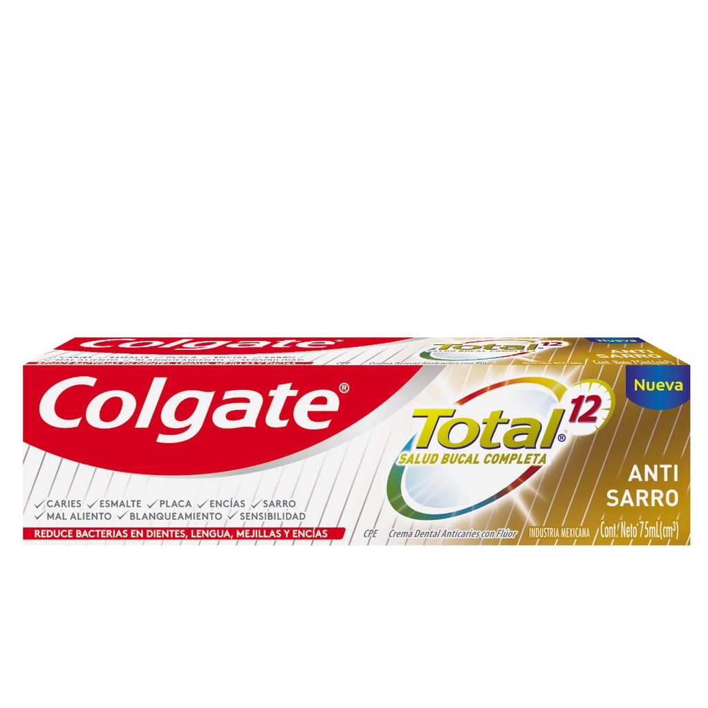 Crema Dental Colgate Total Anti Sarro 75Ml