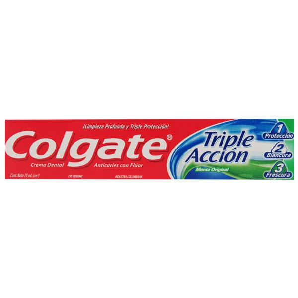 Crema Dental Colgate Triple Acción 75Ml