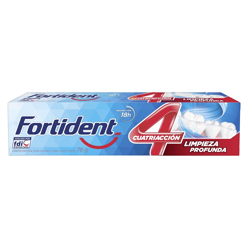 Crema Dental Fortident Limpieza Profunda 76Gr