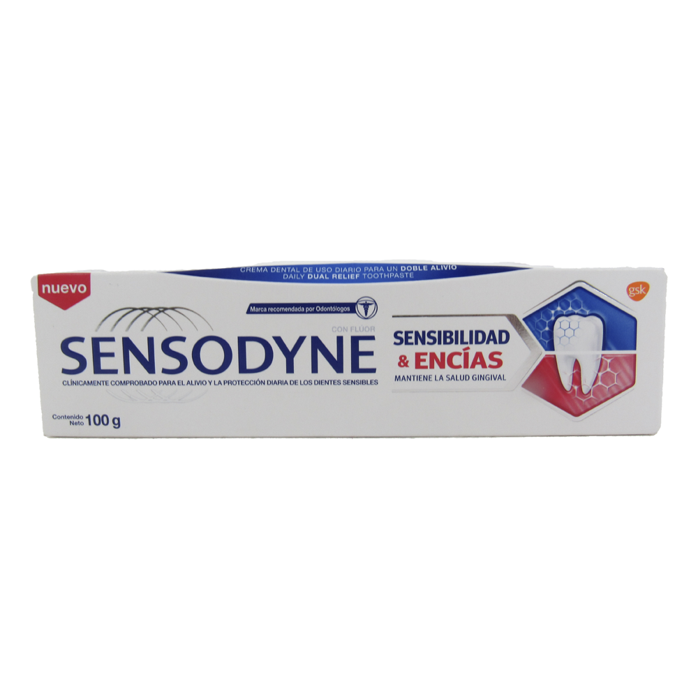 Crema Dental Sensodyne Sensibilidad & Encias 100Gr