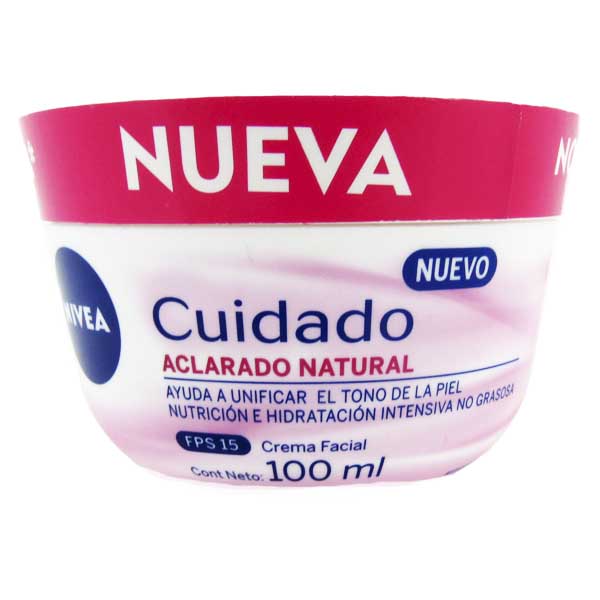 Crema Facial Nivea Cuidado Aclarado Natural 100Ml