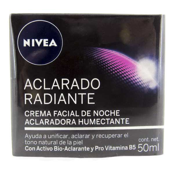 Crema Facial Nivea Noche Aclarado Natural 50Ml