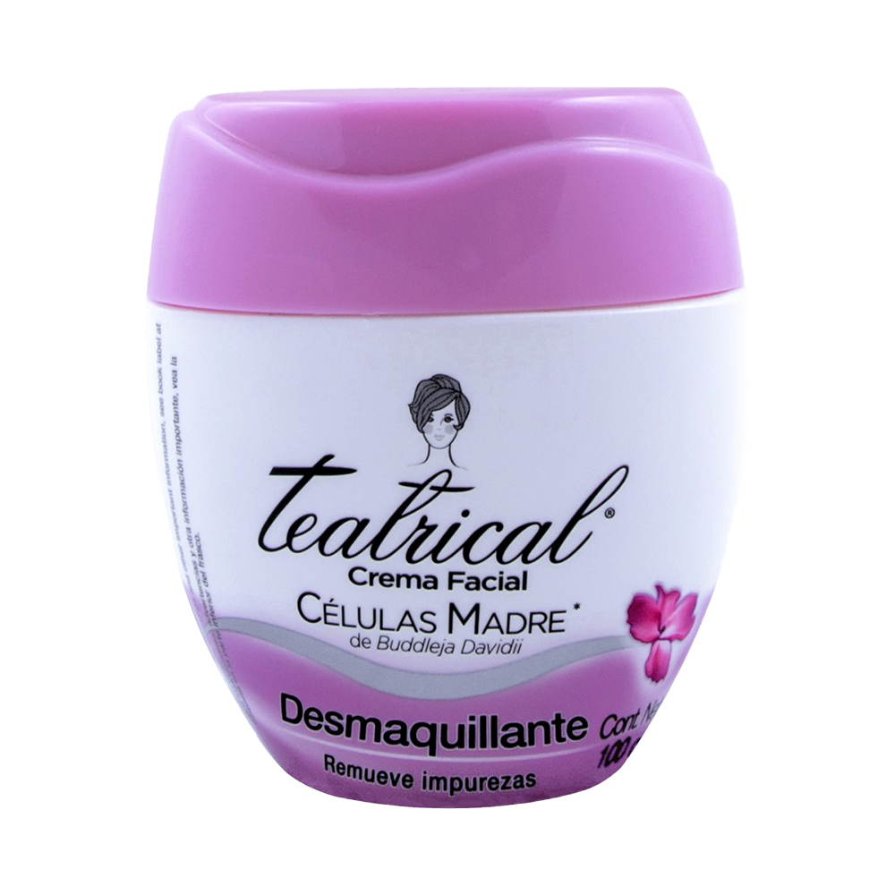 Crema Facial Teatrical Desmaquillante 100Gr