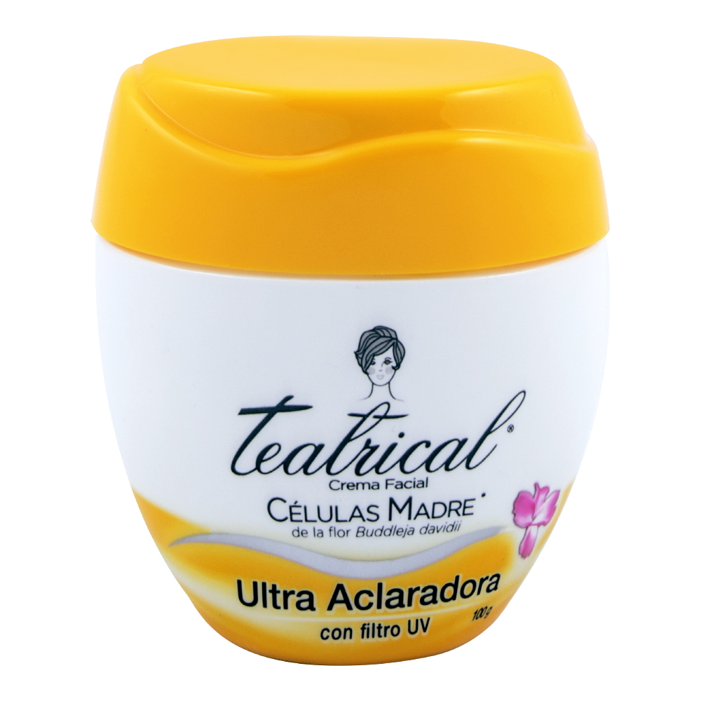 Crema Facial Teatrical Ultra Aclaradora Con Filtro Uv 100Gr