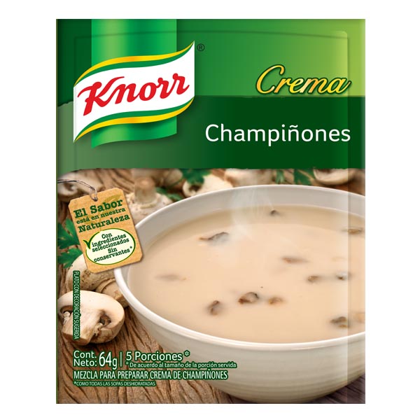 Crema Knorr Champiñones 64Gr