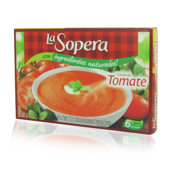 Crema La Sopera Tomate 6 Porciones 112Gr