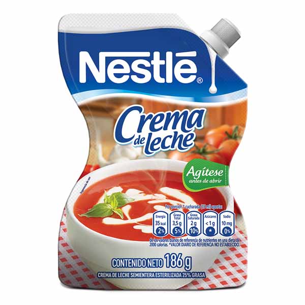 Crema De Leche Nestle Doypack 186Gr