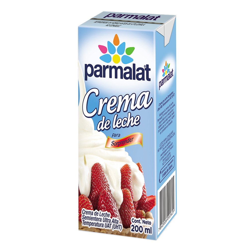 Crema De Leche Parmalat Tetrapack 200Ml