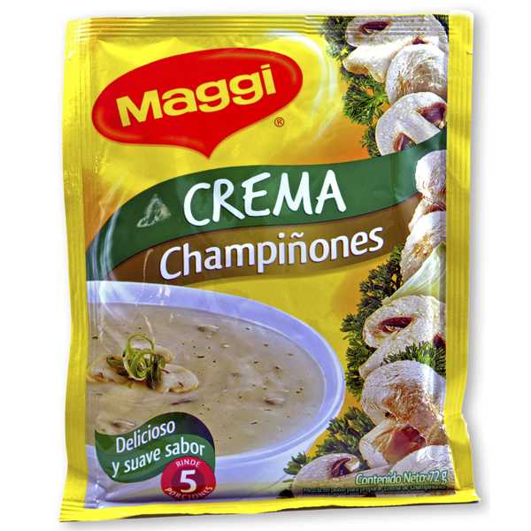 Crema Maggi Champiñones Sobre 72Gr