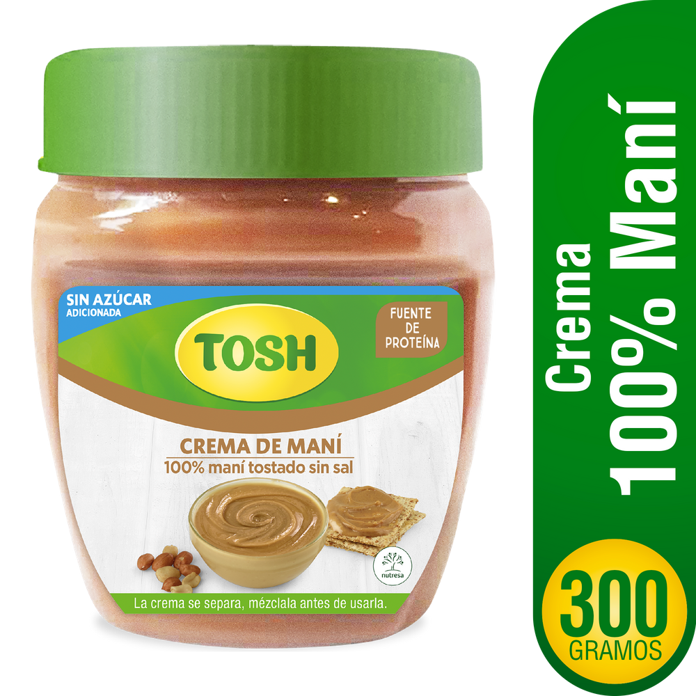 Crema Maní Tosh 300Gr