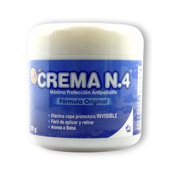 Crema N4 Antipañalitis Original Tarro 110Gr