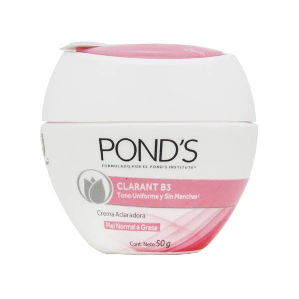 Crema Ponds Aclaradora B3 Normal a Grasa 50Gr