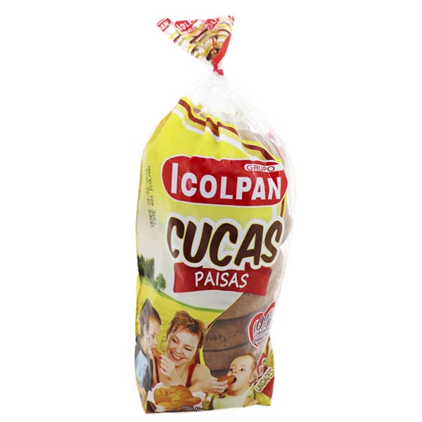 Cucas Paisas Icolpan 10 Unidades 350Gr