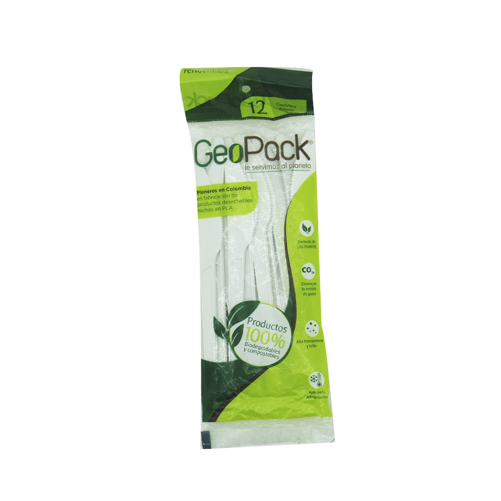 Cuchillos Ecológicos Geopack 12 Unidades