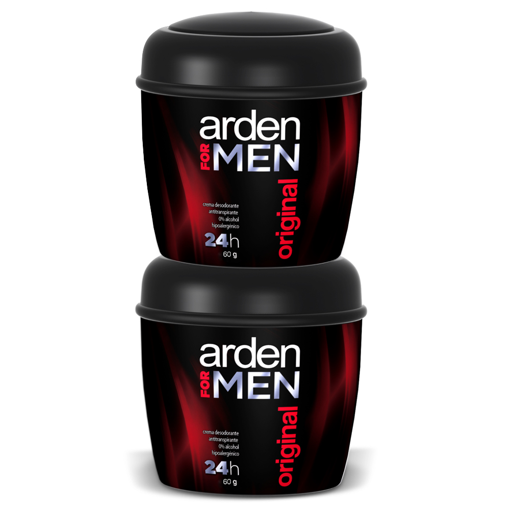Desodorante Arden For Men Original Crema 2 Unidades 120Gr