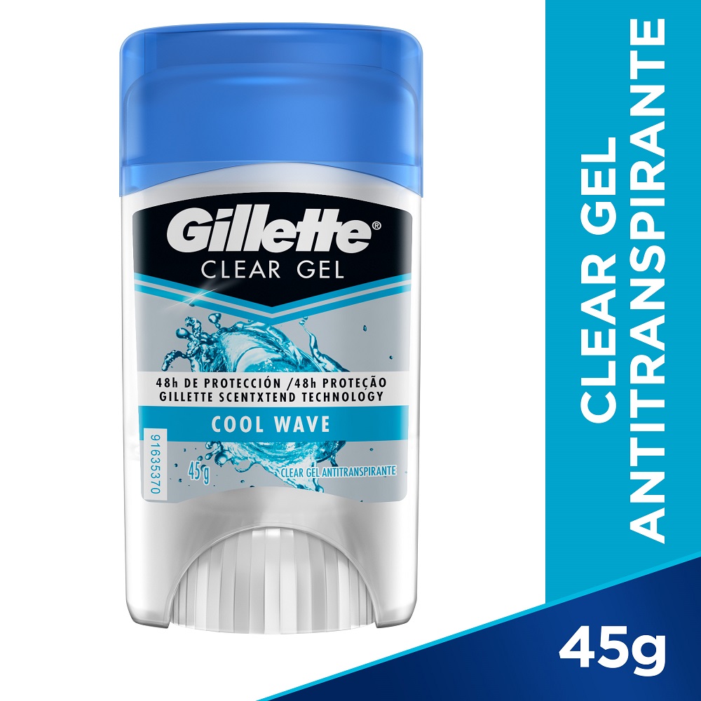 Desodorante Gillette Clear Gel Cool Wave 45Gr