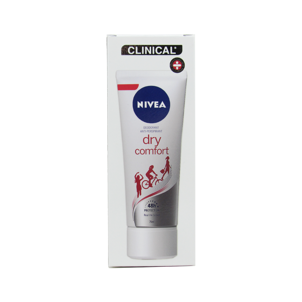 Desodorante Nivea Clinical Dry Comfort Crema 75Ml