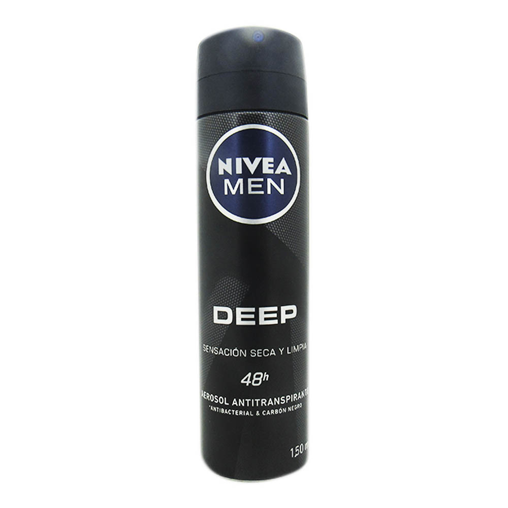 Desodorante Nivea Men Deep Black Carbon Spray 150Ml 