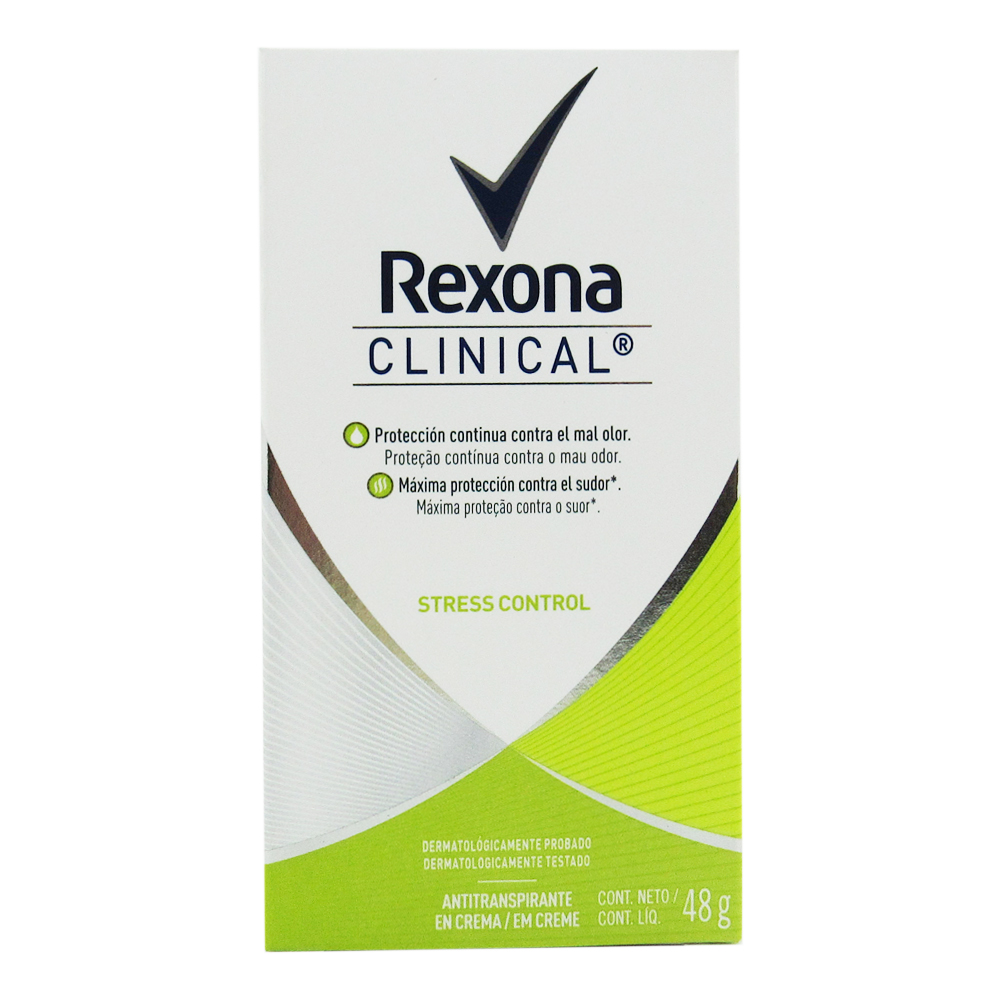 Desodorante Rexona Clinical Women Control Stress 48Gr