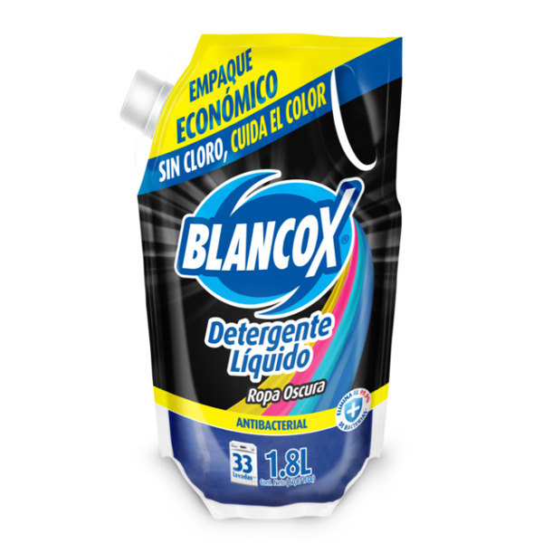 Detergente Líquido Blancox Ropa Oscura Doypack 1800Ml
